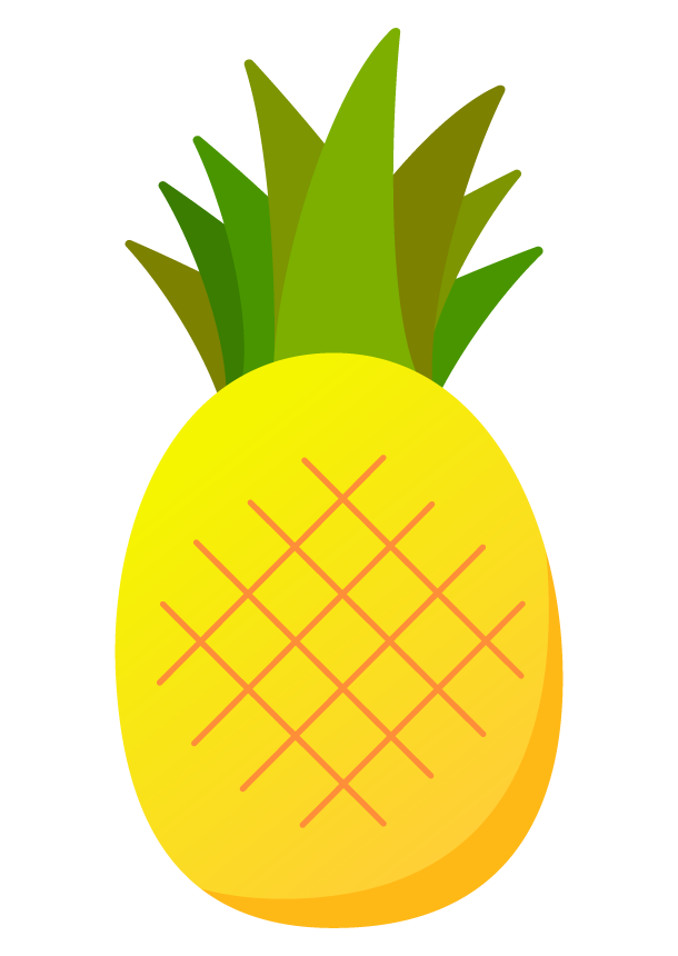 パイナップルのイラスト
