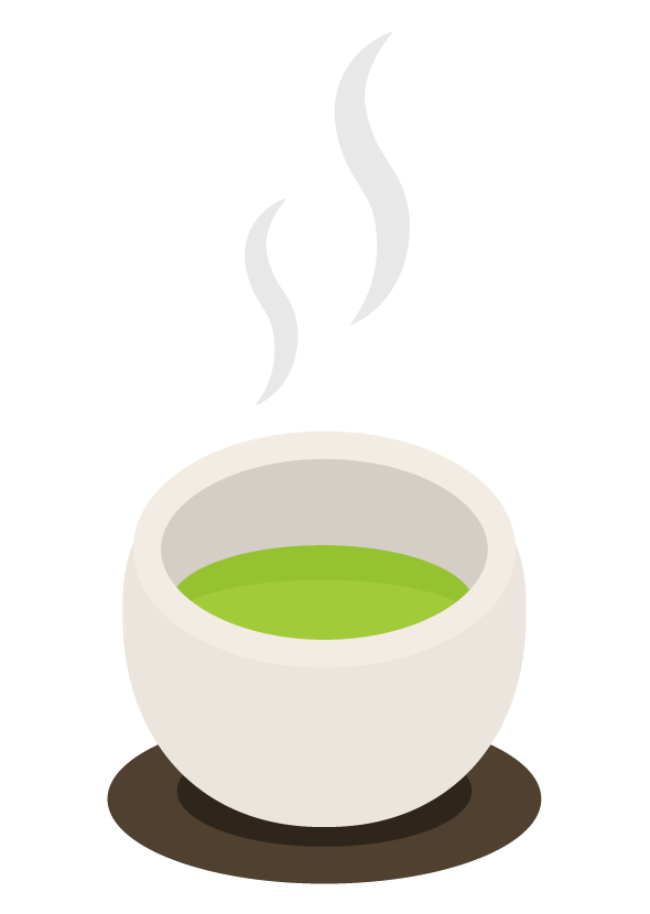 お茶・緑茶のイラスト