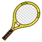 テニスラケットのイラスト02