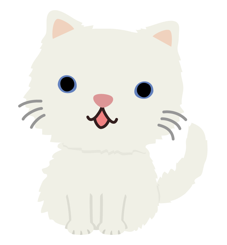 お願いしているかわいい猫のイラスト 無料のフリー素材 イラストエイト