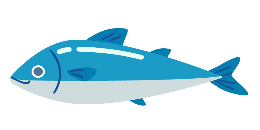 青魚のイラスト