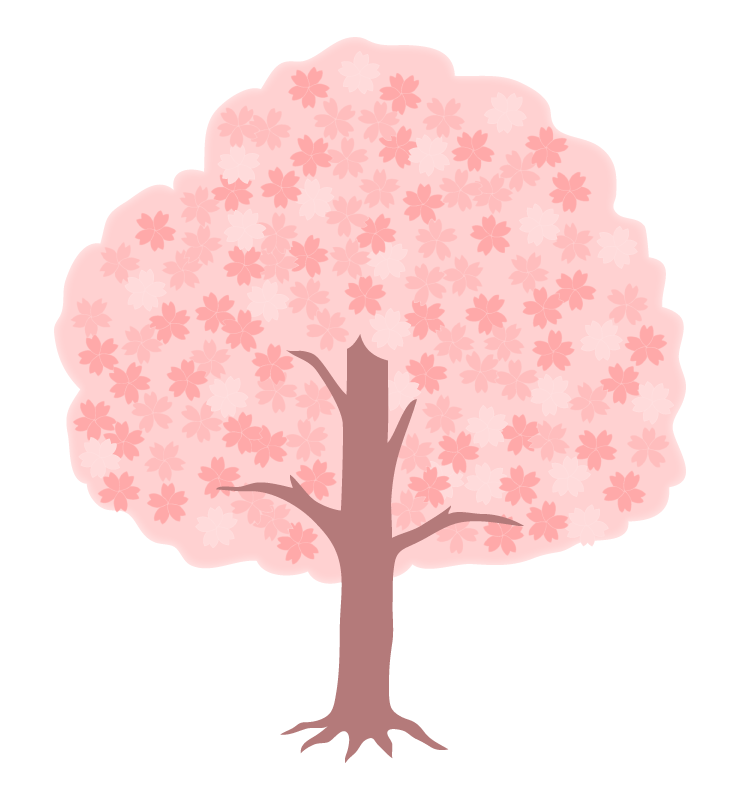 桜の木のイラスト