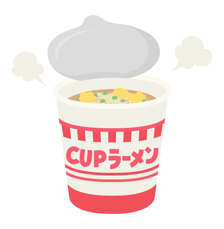 カップラーメンのイラスト 無料のフリー素材 イラストエイト