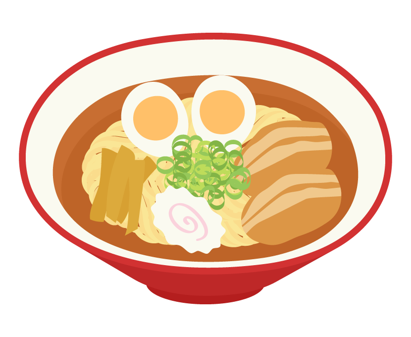 しょうゆラーメンのイラスト