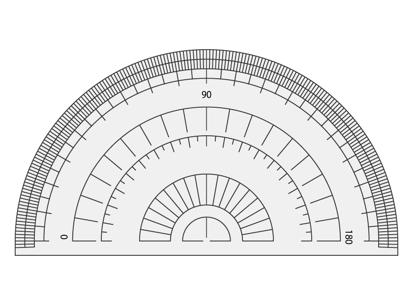 暴力 スコア メジャー イラスト 分度器 Cad Design Jp