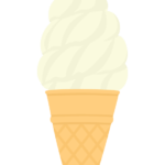ソフトクリームのイラスト