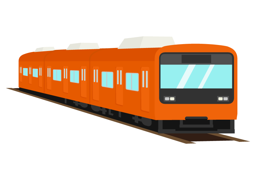 ローカル・通勤電車のイラスト