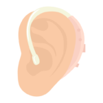 耳と補聴器のイラスト02