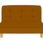 小さなソファーのイラスト