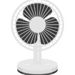 小型の扇風機のイラスト