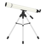 天体望遠鏡のイラスト