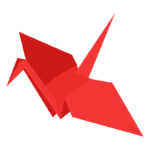 折り鶴のイラスト