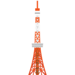 東京タワーのイラスト