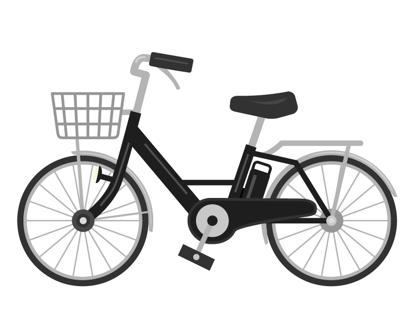 電動アシスト自転車のイラスト 無料のフリー素材 イラストエイト