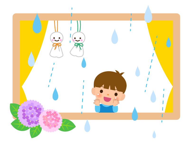 梅雨 のイラスト 無料のフリー素材 イラストエイト 2