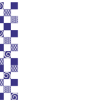 紺色の和模様のフレーム・飾り枠のイラスト