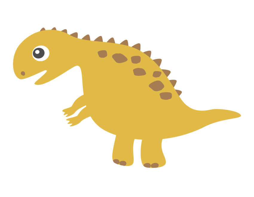 かわいい恐竜のイラスト