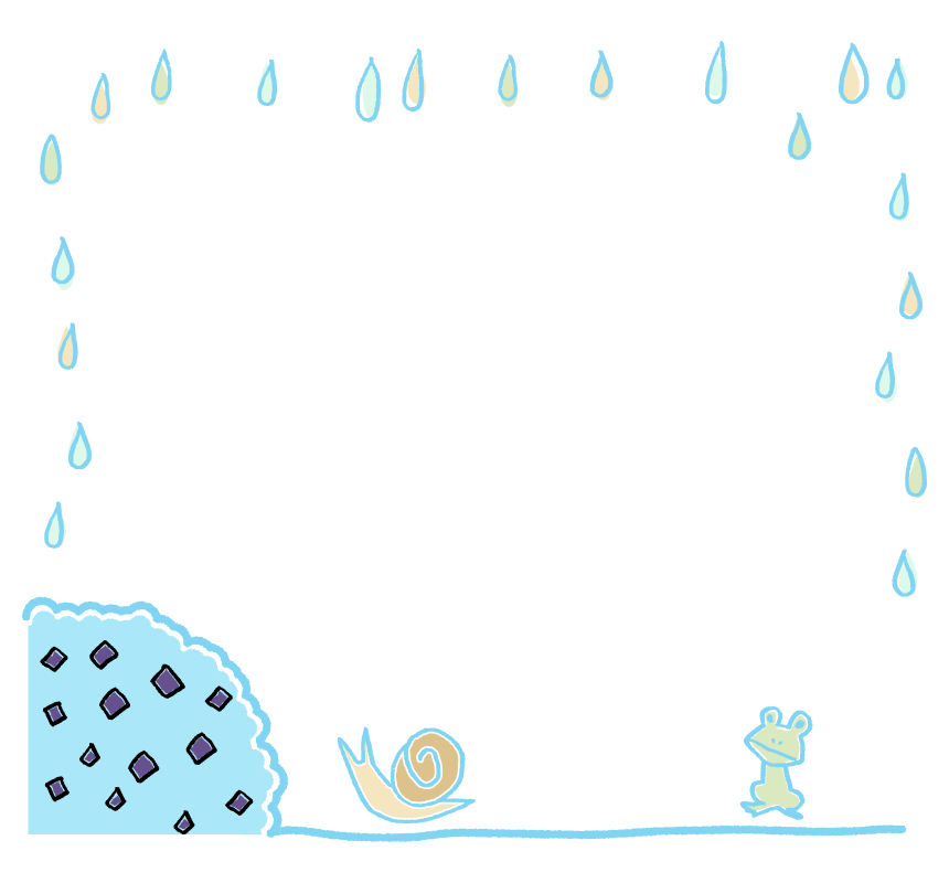 梅雨 のイラスト 無料のフリー素材 イラストエイト