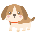 かわいい犬のイラスト 無料のフリー素材 イラストエイト