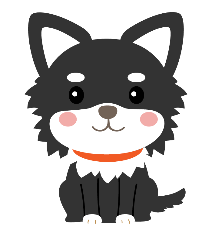 犬 のタグのイラスト 無料のフリー素材 イラストエイト 2