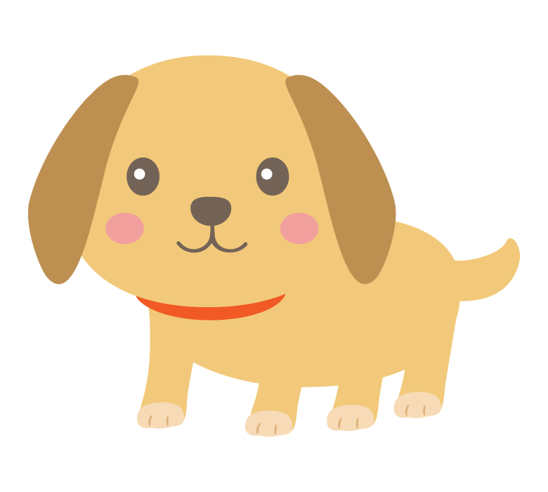 マフラーをしたかわいい犬のイラスト 無料のフリー素材 イラストエイト