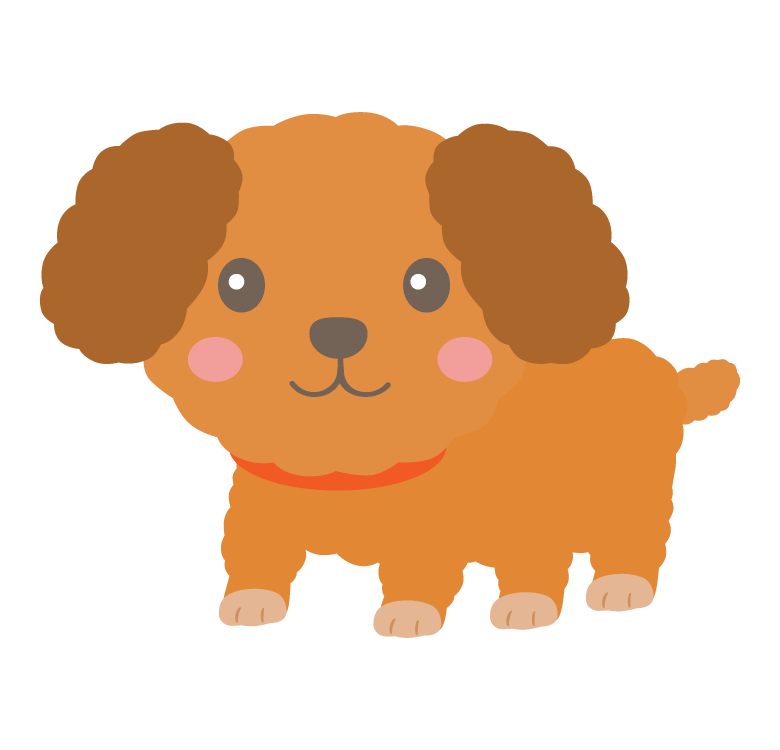 犬 のタグのイラスト 無料のフリー素材 イラストエイト