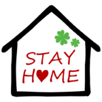 ステイホーム（STAY HOME）のイラスト