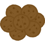 チョコクッキーのイラスト