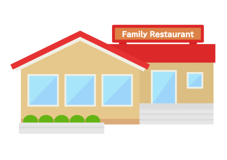 ファミリーレストランのイラスト02 無料のフリー素材 イラストエイト