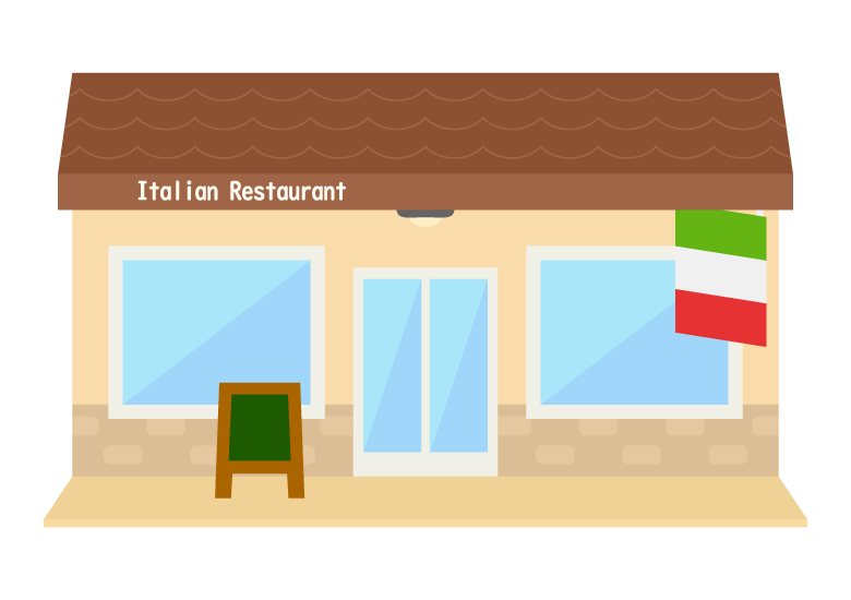 レストラン のタグのイラスト 無料のフリー素材 イラストエイト