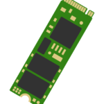 M.2（エムドットツー）SSD・M Keyのイラスト