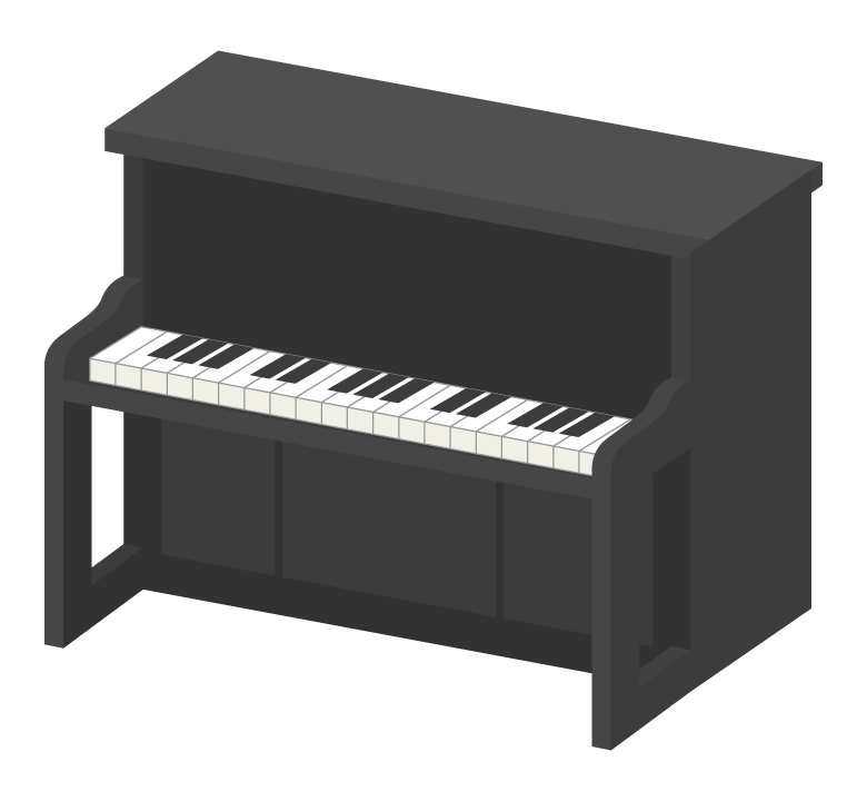 最も選択された Piano イラスト ただ素晴らしい花