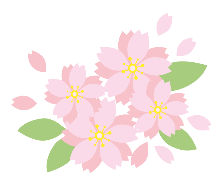 桃の花のイラスト