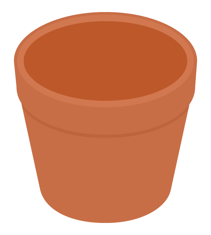 植木鉢のイラスト