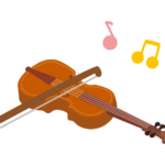 ヴァイオリンのイラスト02