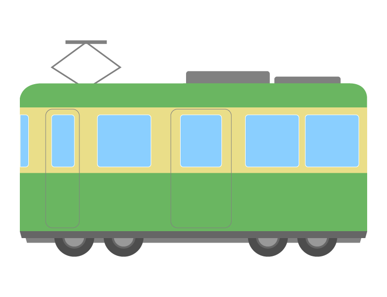 各駅停車 ローカル線 電車のイラスト02 無料のフリー素材 イラストエイト