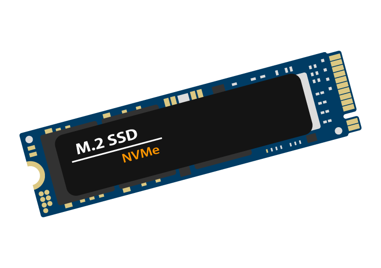 M.2（エムドットツー）SSDのイラスト