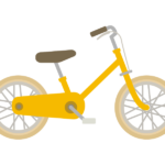 黄色い自転車のイラスト