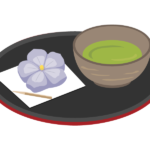 和菓子とお茶のイラスト02