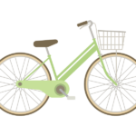 オーソドックスな自転車のイラスト