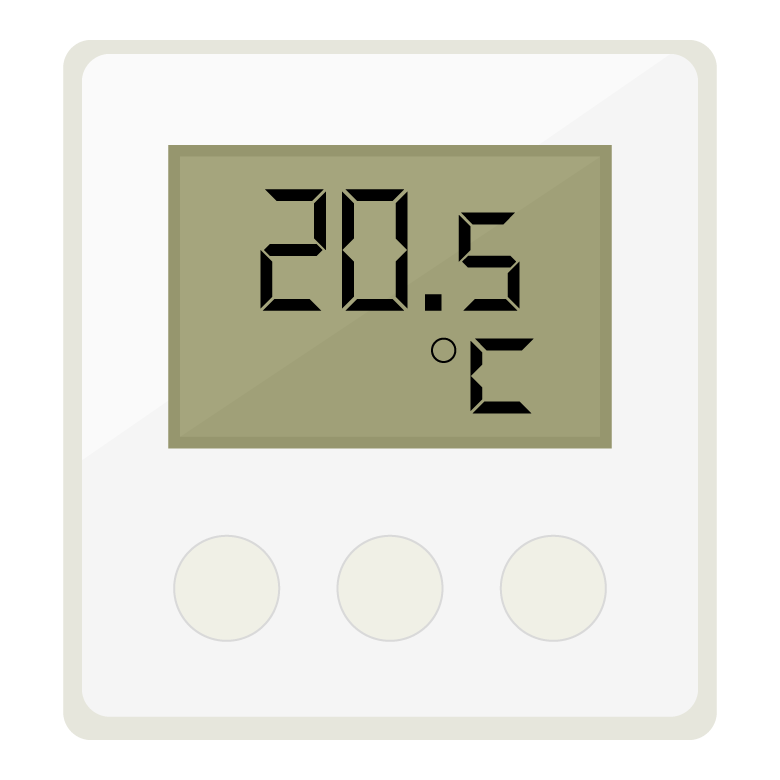 デジタルの温度計のイラスト 無料のフリー素材 イラストエイト