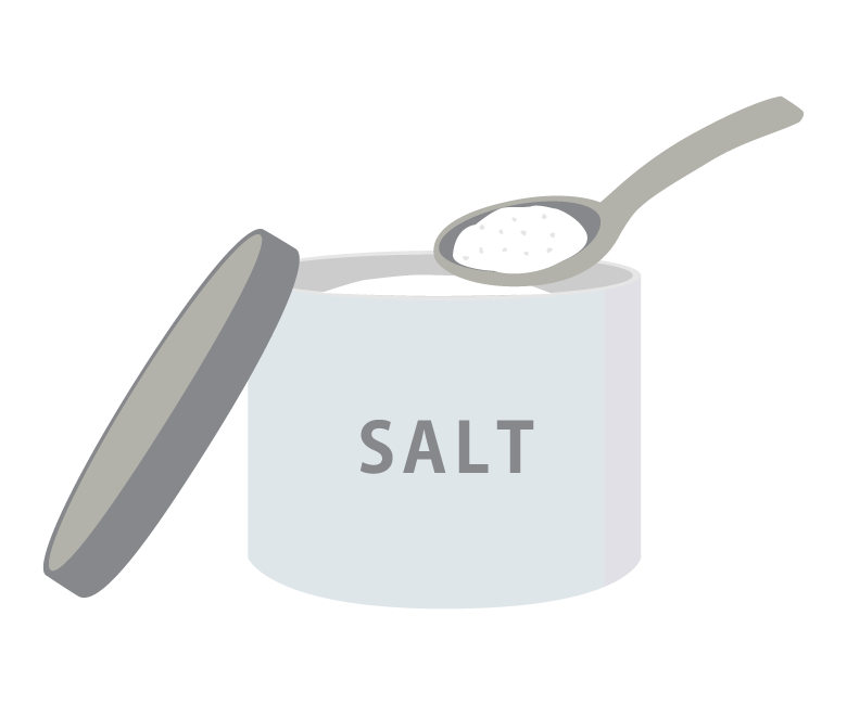 塩／ソルトのイラスト