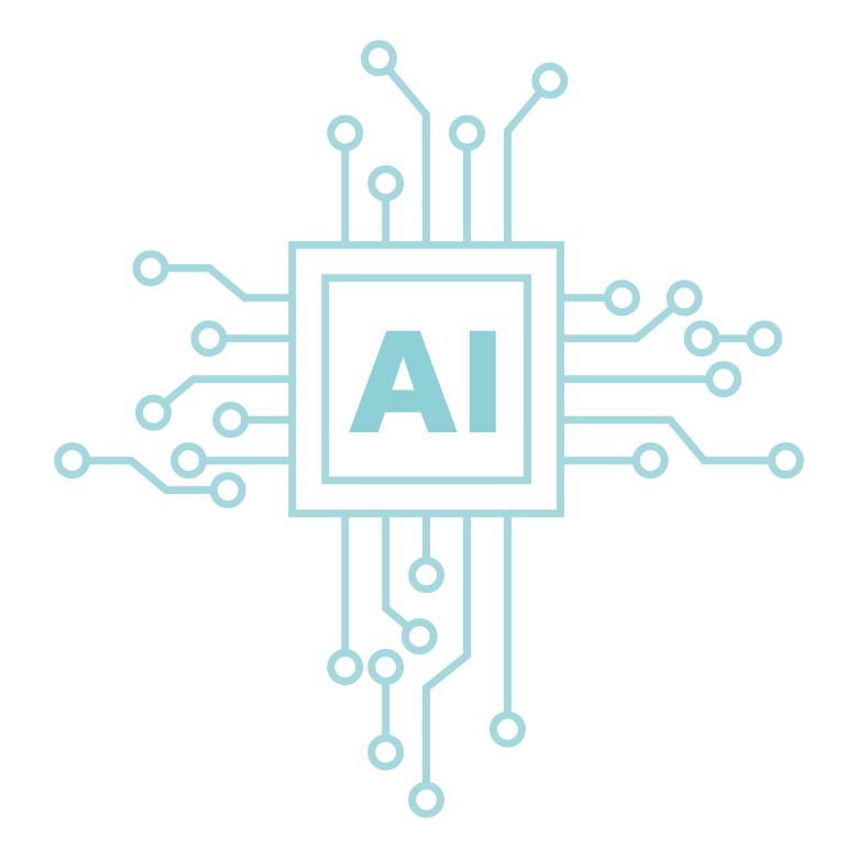 AI／人工知能／CPUのイメージイラスト