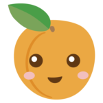 かわいい杏子のキャラクターのイラスト
