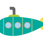 潜水艦のイラスト
