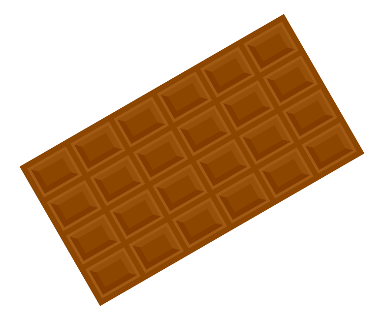 板チョコのイラスト