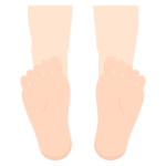 足と足裏のイラスト