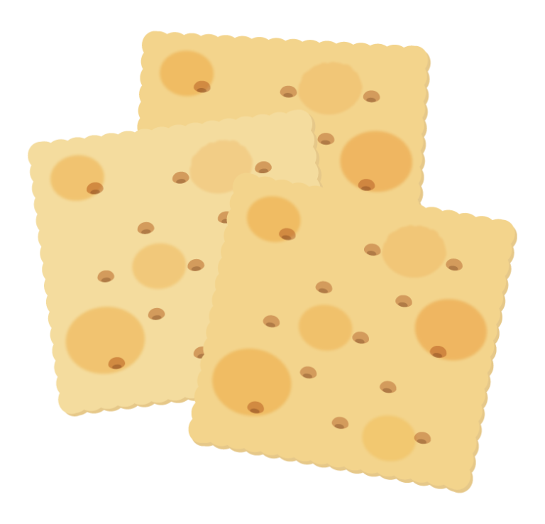 クラッカー（お菓子）のイラスト 無料のフリー素材 イラストエイト