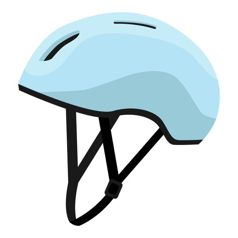 自転車用ヘルメットのイラスト03