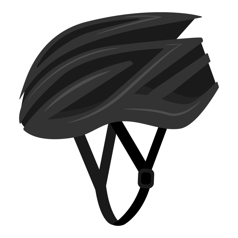 自転車用ヘルメットのイラスト04